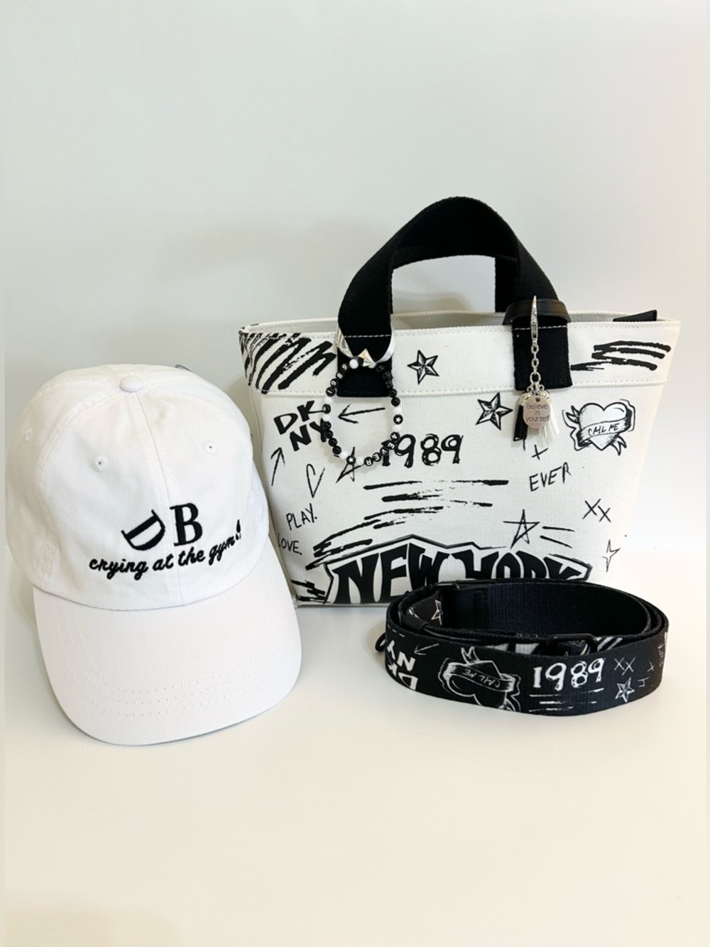 Taylor Swift 1989 Inspired Beach Bundle Canvas Tote Baseball Hat Bracelet